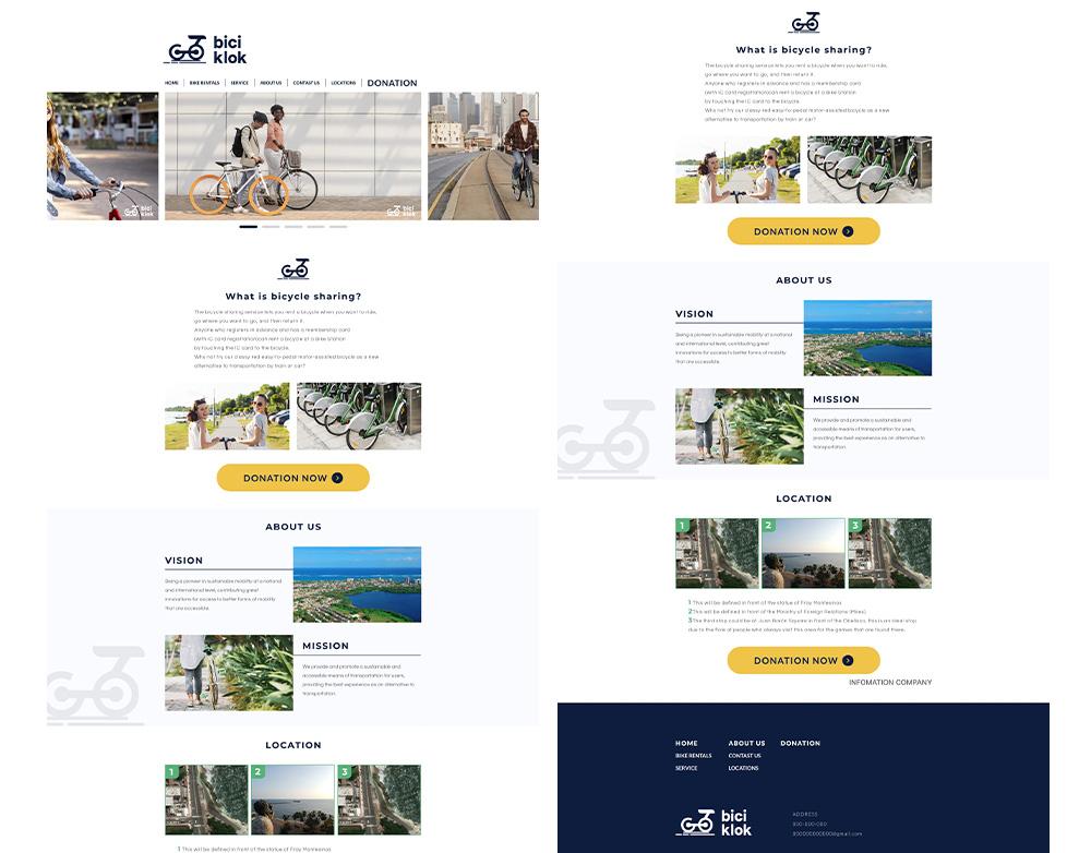 シェアライドサービス用LP